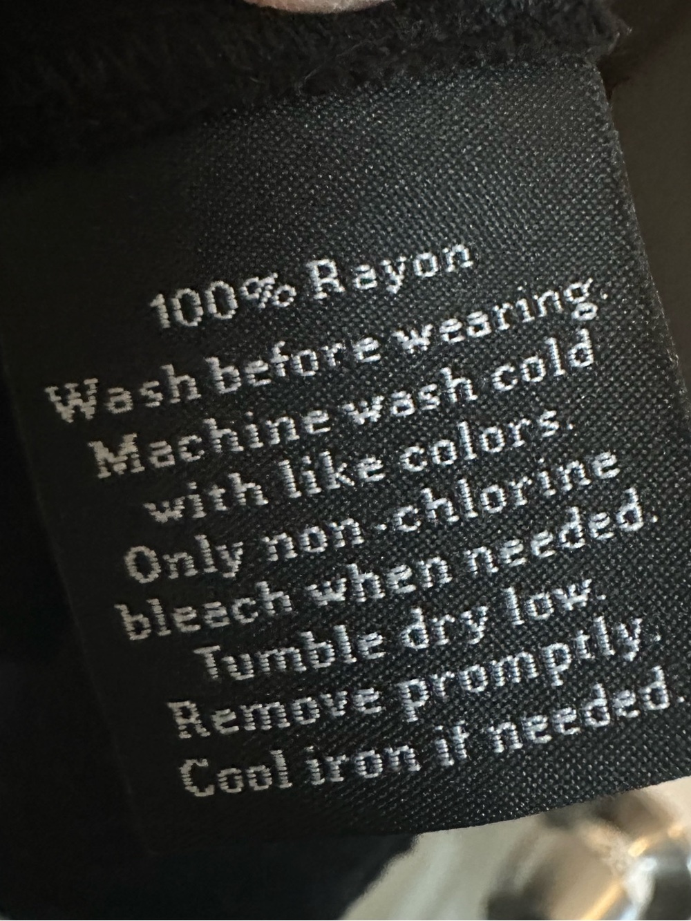 Rock N Republic Shibori Tie-Dye lace Up Women’s Shirt - Black on Light Teal Sz:M - Picture 6 of 7